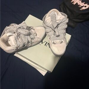 Grey & white Lanvins size 12